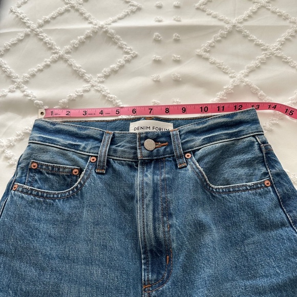 Aritzia Denim Forum 90's Vintage Maxi Denim Skirt, Size 24 - Picture 3 of 9